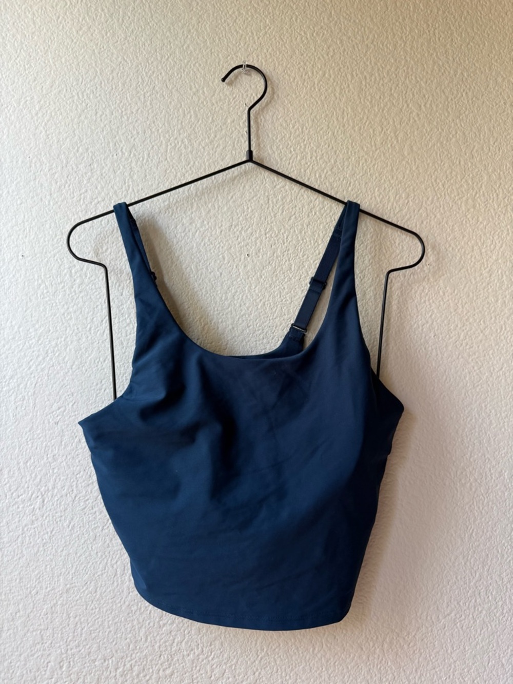 Classic Navy Scoop Neck Women's Tank Top